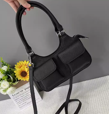 牛革 レトロ ファッション ショルダー 斜めショルダーバッグ