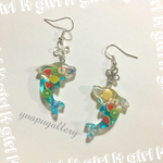 イルカとフルーツのピアス