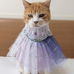 パープルグラデーションドレス
