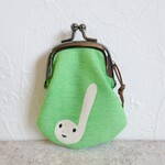 ミニ音符がまぐち　lightgreen