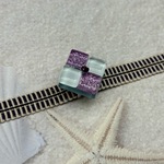 5215真田紐＆シャインクリスタルガラスタイル帯留めセット　 浴衣 　夏祭り