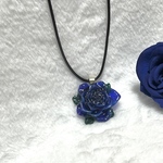 青薔薇のネックレス②