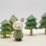 うさぎのソフィー　木彫り　#456