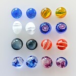 1451    ガラスビーズ　アラカルト　8セット16個　小粒　縦8〜10mm