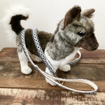 【受注制作】パラコード ４つ編み リード 6色 ★ 小型犬 猫 フェレットに 120cm