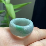 翡翠指輪 天然石 翡翠リング くり抜き 翡翠 指輪 リング  指輪　