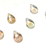 はなごろも＊20個 チェコガラスビーズ2色mixドロップ 5×7mm