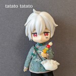 チャイナトップス(唐草)＋餃子バッグのセット
