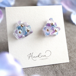 艶めく紫陽花ピアス/イヤリング◾︎涼しげ