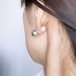 Pearl Ball 2way スタッドピアス　サージカルステンレス　silver925 パール 