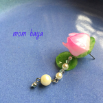 蓮の花シリーズ 蓮の花の片耳ピアス