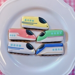 [定番商品]♡新幹線&働く車のアイシングクッキーセット♡
