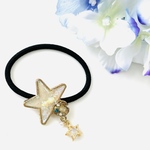 ゆめかわ揺れる星のヘアゴム♡