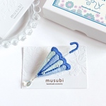 刺繍ブローチ＊雨上がりの傘