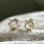 天然ダイアモンド0.2CT◇K18◇ｋ18ゴールド／スタッドピアス（ペア