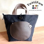 tuttifun＊maru pocket bag  -black