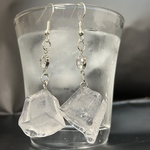 リアル氷 溶けかけ氷 ピアス 清涼感