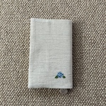 只今SALE中　新書本ブックカバー(紫陽花*水色）