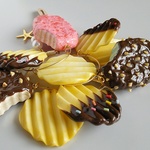 【renmama1212様御予約品】おやつtimeキーホルダー「チョコミント」