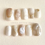淡色ネイル no.055【size order】　