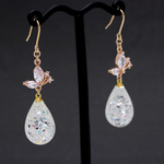 蝶虹雫(1233) ピアス/イヤリング/ノンホールピアス/樹脂ピアス