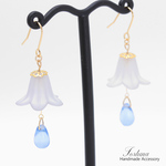 雫と花(1237) ピアス/イヤリング/ノンホールピアス/樹脂ピアス
