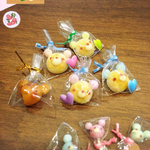 ミニチュアくまメロンパンとキャンディ