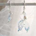 【5/26  21時販売開始予定】マーメイドの耳飾り〈氷のうすあお・ちいさめ〉