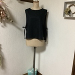 　　　リネンブラック　ベスト💕
