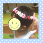【再販】お子様用花冠♡オーロラ姫