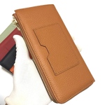 新作品　数量限定　ブラウン系　L字ファスナー長財布　イタリアンレザー　牛革/本革　長財布　大人気商品　
