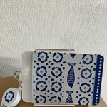 定期入れリール付き　デコパージュ  魚