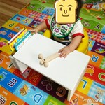 バンボにぴったり☆ベビー机☆ホワイト☆