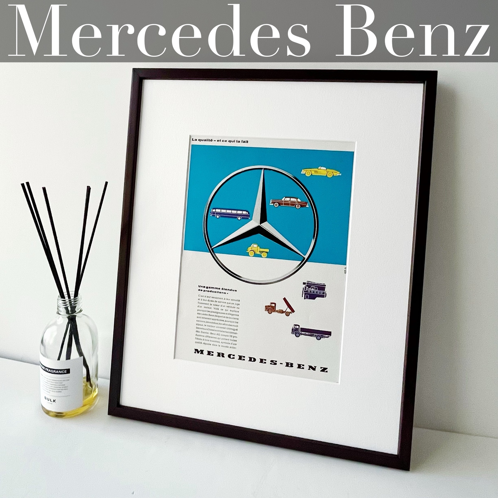 1950年代 広告＞ Mercedes Benz メルセデスベンツ ヴィンテージ アート