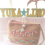 BEACHモチーフ＊麻ひもショルダーバッグ