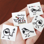 【LINEスタンプ発売記念！】ハクセキレイくんのスタンプシール