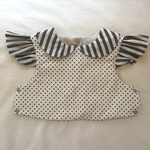 petit dot×vintage stripe sleeve bib☆スタイ