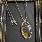 ジャスパーマクラメネックレス