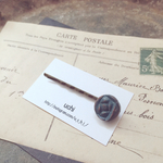 陶土のヘアピン『ブルーローズ』