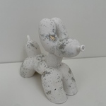 object【 937 】ﾎﾜｲﾄﾍﾟｲﾝﾄ×金箔
