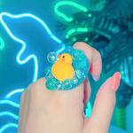 🫧🐤ぷかぷかアヒルさんリング🐤🧼