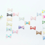 【マステ柄】りぼんピアス（バラ売・全20種）