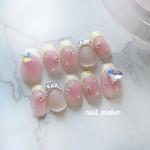 No173 yellow cheak nail🌼