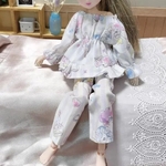再販12※パジャマ上下セット ユニコーン 紫 パープル ストライプ リカちゃん 服