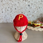 🍔ハンバーガー屋さんの帽子 サンバイザー