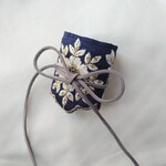 インド刺繍リボンのラップポニーフック
