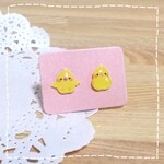 【☆送料無料☆】ミニピアス/イヤリング♥オカメインコ