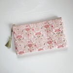 インド刺繍＊フラットポーチ　　プレゼント