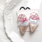 ‎𓊆 Petit Summer 𓊇  ダブルアイスヘアゴム 🍨💓