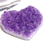 🔮💜生命力を高め愛を育む開運浄化アイテム💜🔮ウルグアイ産ハート型アメジストクラスター